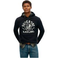 Herren Black Label Grafik Kapuzenpullover