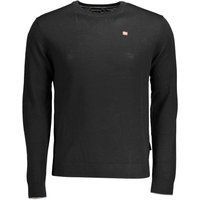 Klassischer Wollpullover mit Rundhalsausschnitt