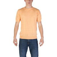 Herren Leinen Strick Kurzarm Shirt