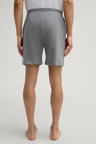 JOOP! Graue Melange Jersey Lounge Shorts Baumwollmischung Kordelzug