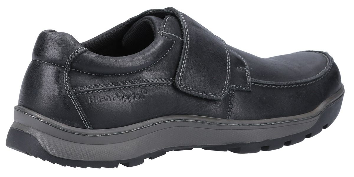 Komfort-Lederschuhe mit Klettverschluss
