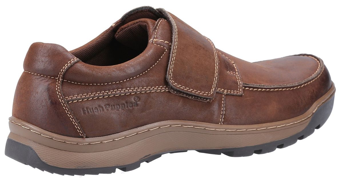 Komfort-Lederschuhe mit Klettverschluss