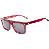 Sonnenbrille mit quadratischem Rahmen in Rot