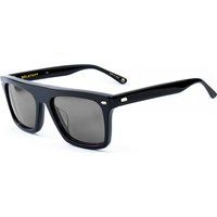 Sonnenbrille mit quadratischem Rahmen in Schwarz