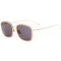 Sonnenbrille mit eckigem Rahmen und Brauensteg