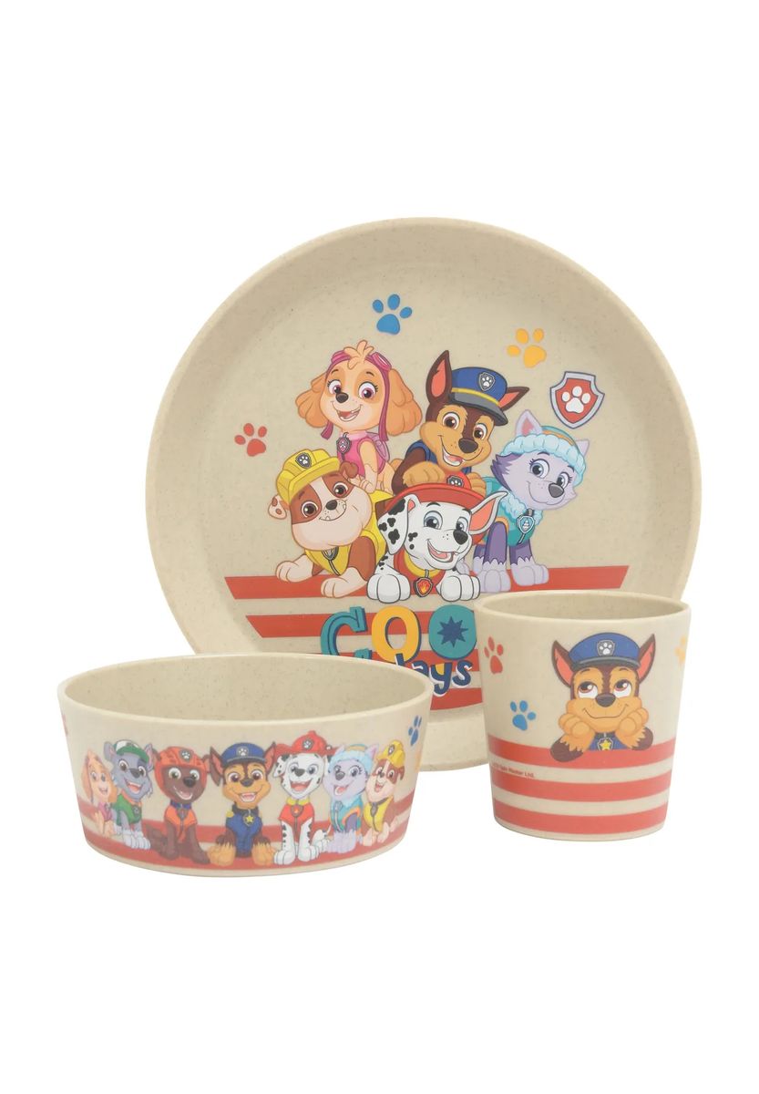koziol Geschirr-Set, Paw Patrol, 3-teilig, beige|mehrfarbig