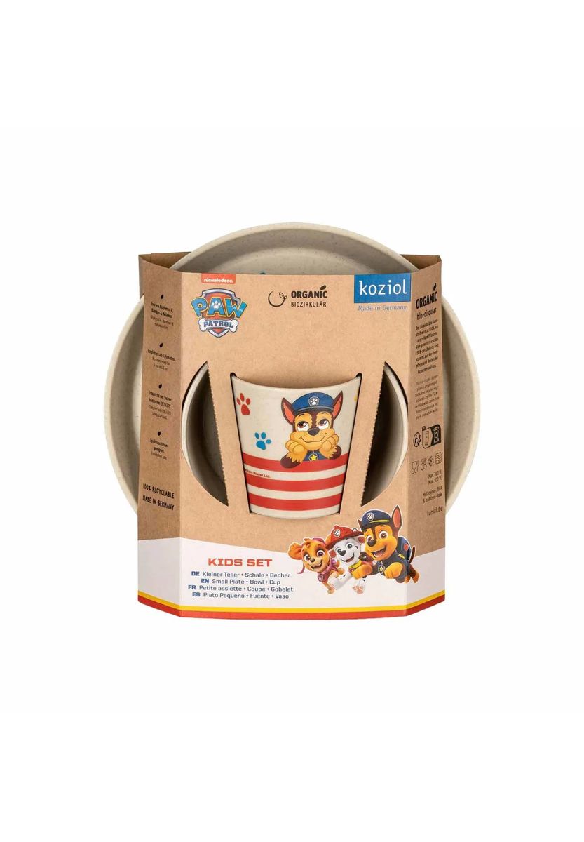 koziol Geschirr-Set, Paw Patrol, 3-teilig, beige|mehrfarbig