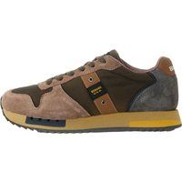 Retro-inspirierter Lauf-Sneaker in Erdtönen