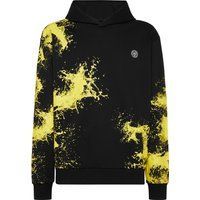 Kapuzen-Sweatshirt mit Splash-Grafikdruck