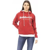 Roter Hoodie mit Grafikprint