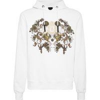 Baumwoll-Hoodie mit Crest-Grafikprint