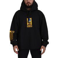 Milano Grafik Print Oversized Kapuzenpullover