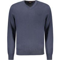 Lässiger V-Ausschnitt Baumwollpullover
