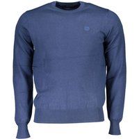 Klassischer Baumwoll-Pullover mit Rundhalsausschnitt
