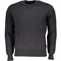Klassischer Baumwoll-Pullover mit Rundhalsausschnitt