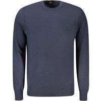 Feiner Strickpullover mit Rundhalsausschnitt aus Baumwolle
