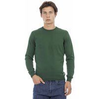 Klassischer Baumwoll-Pullover mit Rundhalsausschnitt