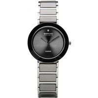 Keramik-Armbanduhr mit Diamantakzent