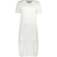 Lässiges gestricktes T-Shirt-Midikleid