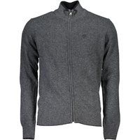 Klassische Strickjacke mit Reißverschluss aus Merinowolle