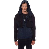 Kapuzenjacke im Farbblock-Design