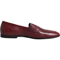 Leder-Reptil-Lederschuh mit Riemen