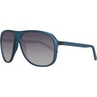 Blaue Aviator-Sonnenbrille mit Farbverlauf