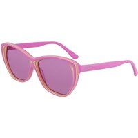 Pinkfarbene Cateye-Sonnenbrille