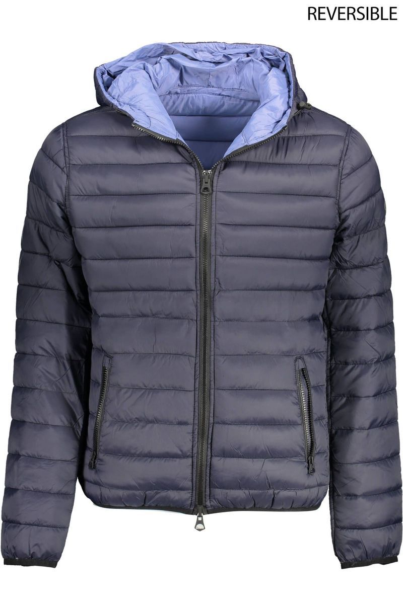 Wendbare Pufferjacke mit Kapuze