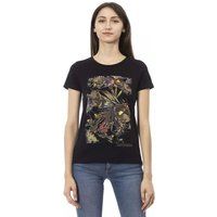 T-Shirt aus Baumwolle mit Blumendruck