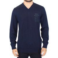 Herren Merino Wollpullover mit V-Ausschnitt