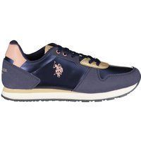 Lässige Sneaker in Marineblau und Gold