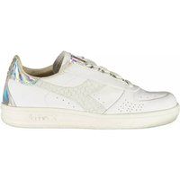 Leder Court Sneaker mit irisierenden Akzenten