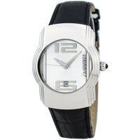 Moderne Chronotech Uhr mit Silberzifferblatt