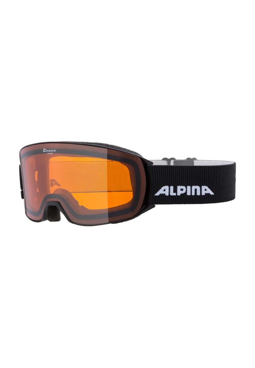 Zylindrische Skibrille mit Panoramascheibe
