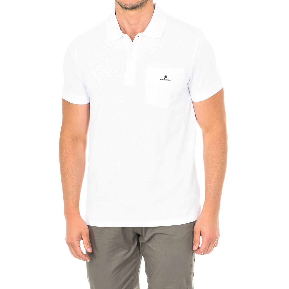 Klassisches kurzärmeliges Piqué-Poloshirt