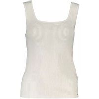 Geripptes Tanktop mit quadratischem Ausschnitt