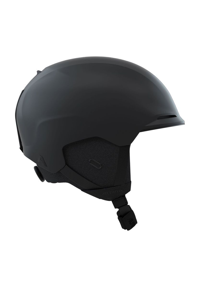 Matt-schwarzer Ski- und Snowboardhelm