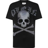Gothic Schädel Grafik Baumwoll T-Shirt