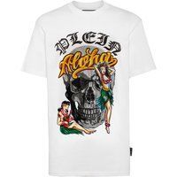 Hawaii Grafikdruck Baumwoll-T-Shirt