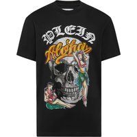 Hawaii Grafikdruck Baumwoll-T-Shirt
