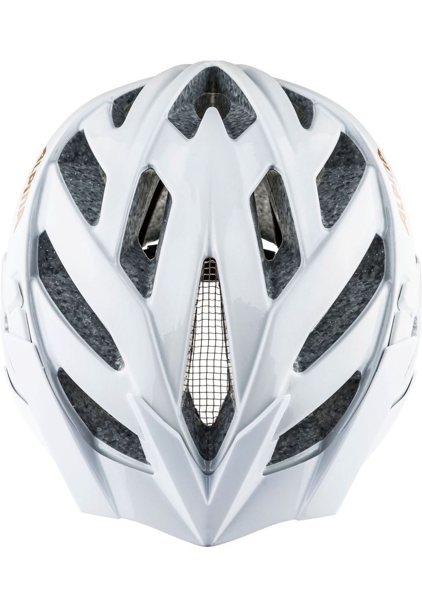 Klassischer weißer Hartschalen-Fahrradhelm