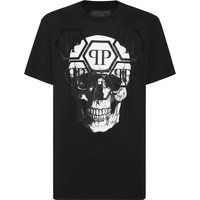 Grafik Schädel Baumwoll-T-Shirt
