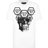 Grafik Schädel Baumwoll-T-Shirt