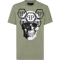 Grafik Schädel Baumwoll-T-Shirt