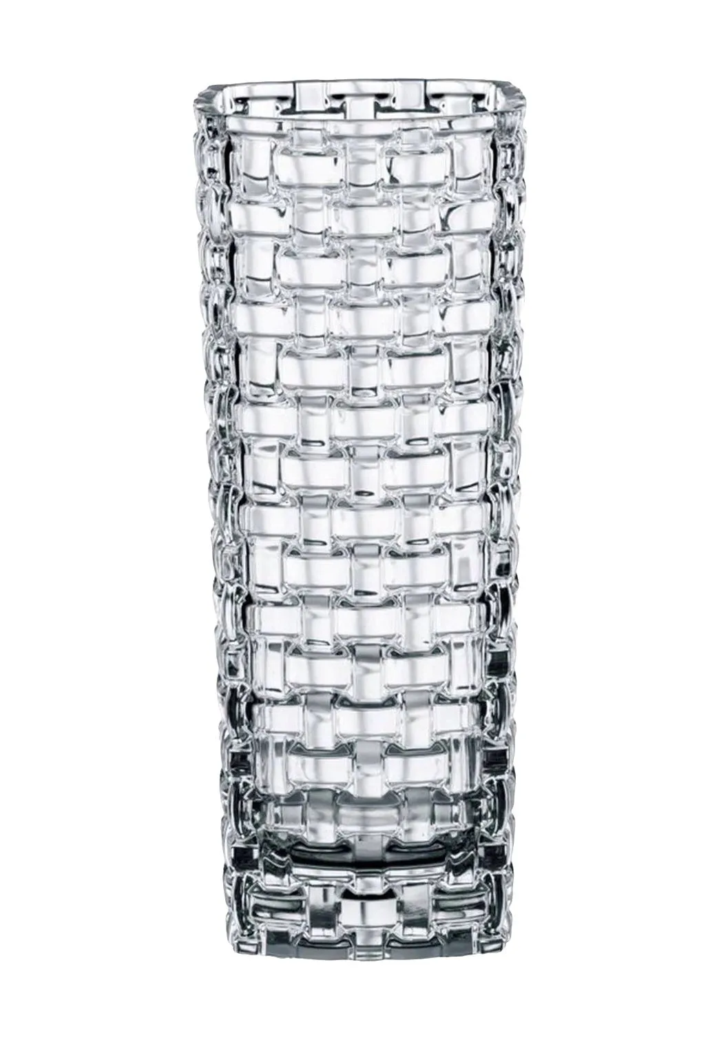 Nachtmann Vase, Korbform, transparent