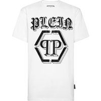 Baumwolljersey-T-Shirt mit auffälligem Logo