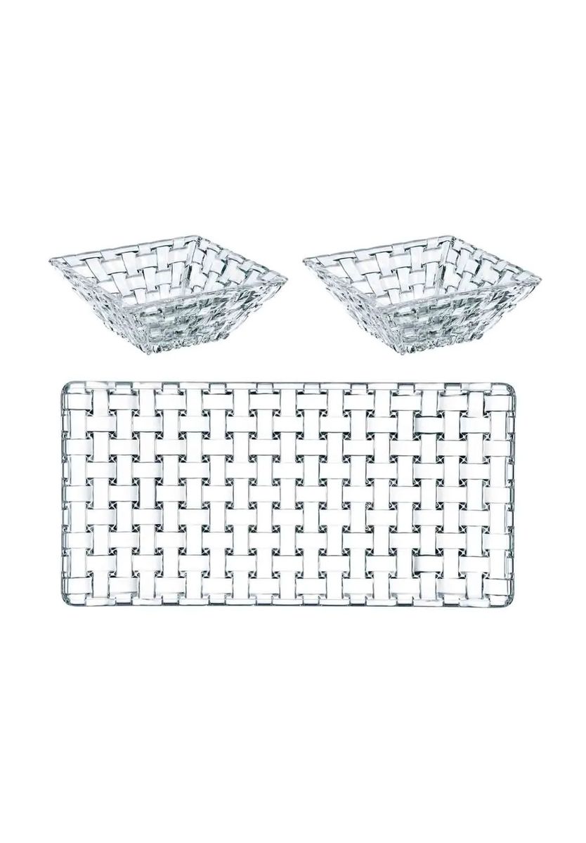 Nachtmann Servier-Set, 3-teilig, transparent