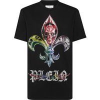 Baumwolljersey T-Shirt mit Grafikprint