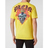 Baumwoll T-Shirt mit Grafikprint